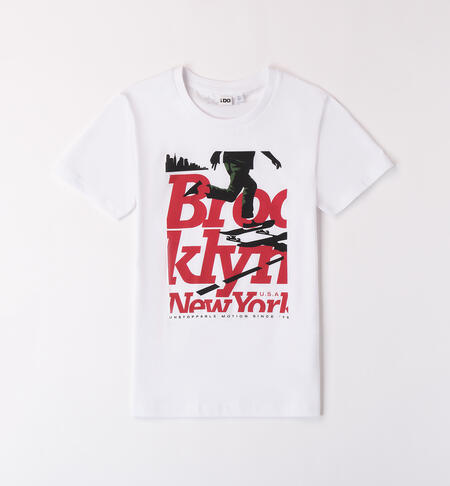 Boys' New York T-shirt BIANCO-0113