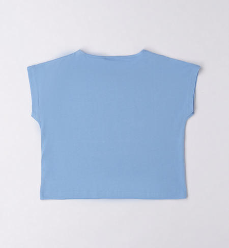 T-shirt ragazza varie fantasie da 8 a 16 anni iDO AZZURRO-3624