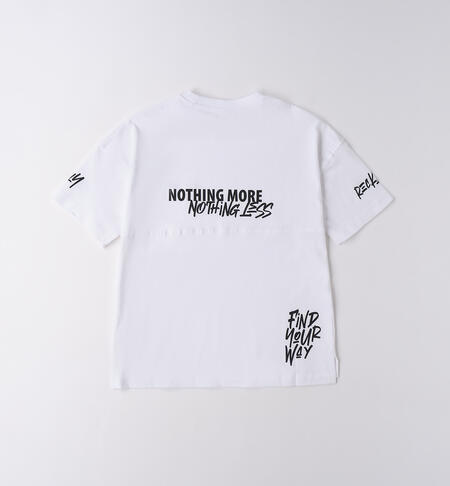 T-shirt ragazzo iDO BIANCO-0113