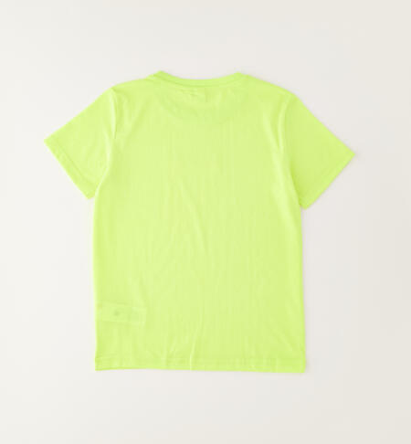 iDO boys' T-shirt GIALLO FLUO-1499