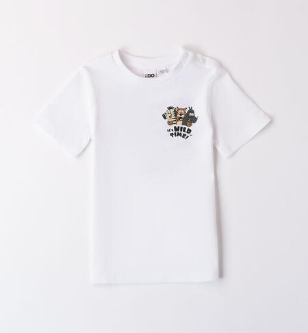 Boys' savannah T-shirt WHITE