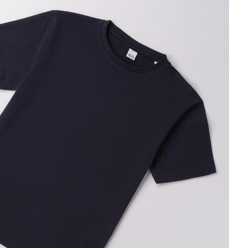 T-shirt unisex per ragazzi BLU SCURO-3849