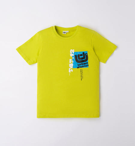Boy's urban T-shirt GREEN