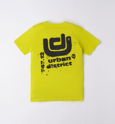 iDO urban T-shirt for boys from 8 to 16 years VERDE ACIDO-5234