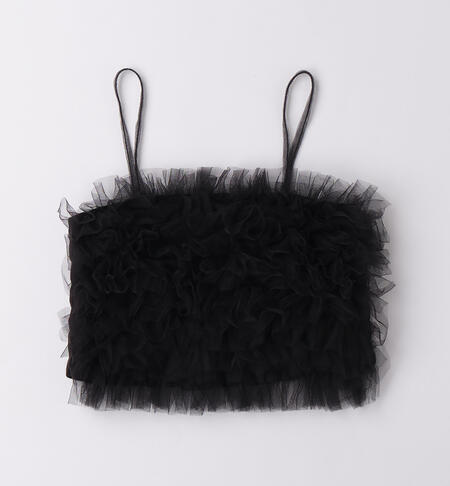 Top bambina NERO