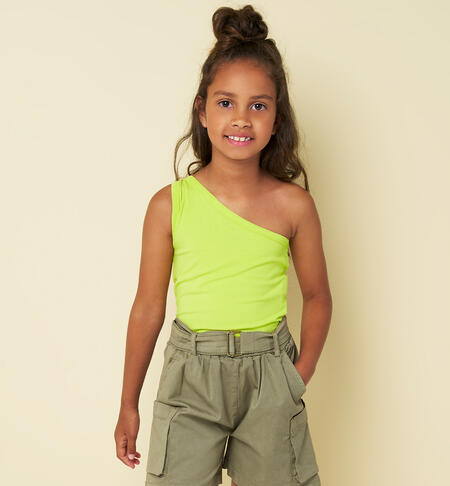 Top monospalla ragazza GREEN ACID-5262