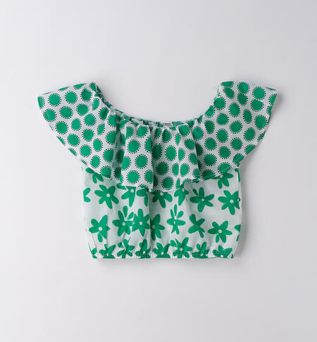 Top per ragazza VERDE