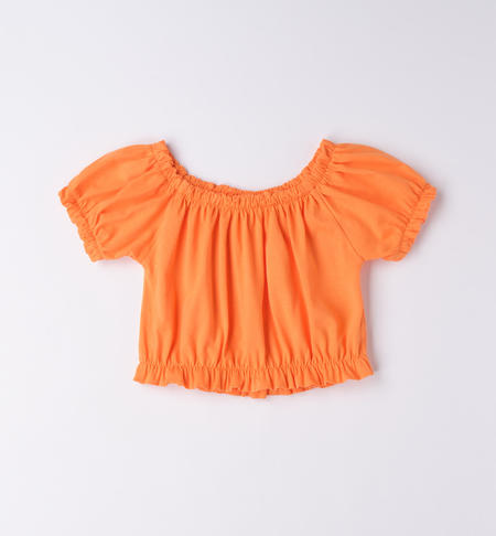 Top per ragazza da 8 a 16 anni iDO ARANCIO-1851