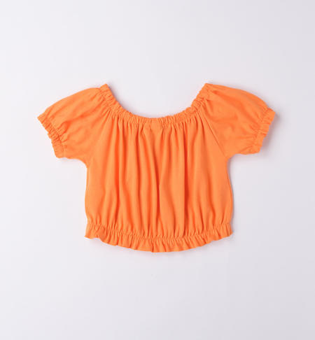 Top per ragazza da 8 a 16 anni iDO ARANCIO-1851