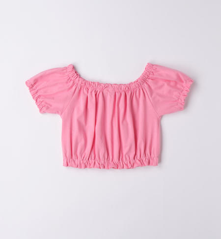 Top per ragazza da 8 a 16 anni iDO ROSA BUBBLE-2421