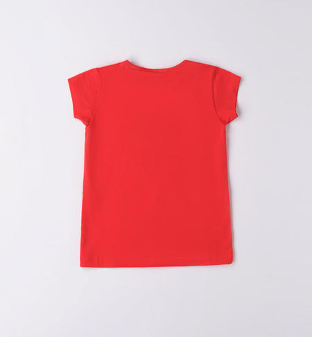 T-shirt bambina "Miraculous" da 3 a 12 anni iDO ROSSO-2235
