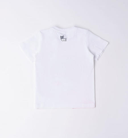 iDO basketball T-shirt for boys from 9 months to 8 years BIANCO-0113