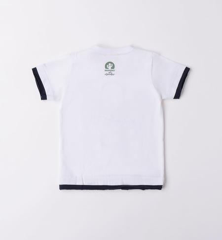 T-shirt bambino cactus da 9 mesi a 8 anni iDO BIANCO-0113