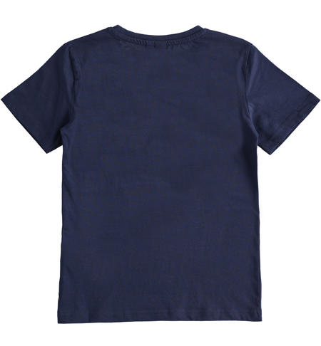 iDO 100% cotton T-shirts available in four colours with different graphics for boys from 8 to 16 years old NAVY-3854