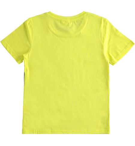 iDO 100% cotton T-shirts available in four colours with different graphics for boys from 8 to 16 years old VERDE CHIARO-5242