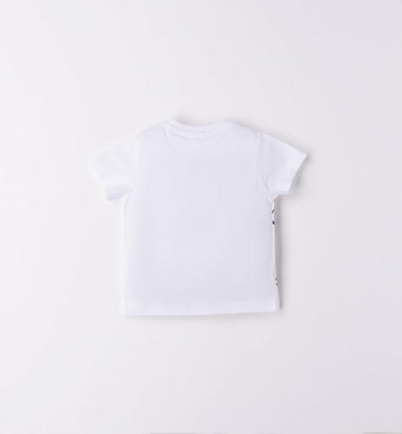 T-shirt neonato taschino da 1 a 24 mesi iDO BIANCO-0113