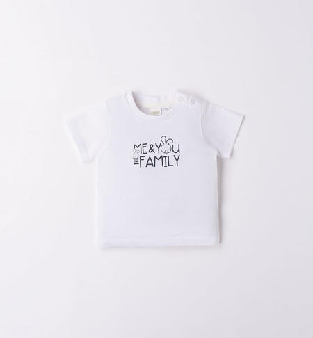 Baby boy T-shirt various prints  BIANCO-BLU-8020