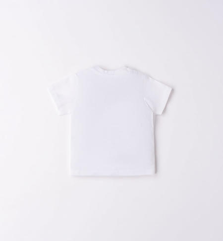 Baby boy T-shirt various prints  BIANCO-BLU-8020