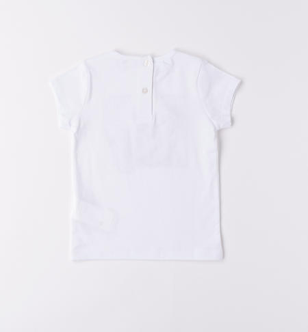 T-shirt orsacchiotti bambina da 9 mesi a 8 anni iDO BIANCO-0113