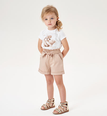 T-shirt orsacchiotti bambina BIANCO
