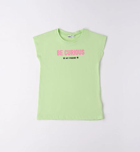 T-shirt ragazza con grafiche diverse da 8 a 16 anni iDO MINT-5131