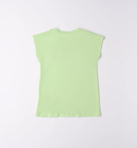 T-shirt ragazza con grafiche diverse da 8 a 16 anni iDO MINT-5131