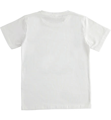 T-shirt ragazzo in cotone - da 8 a 16 anni iDO BIANCO-0113