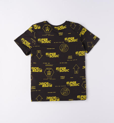 iDO T-shirts with lettering for boys from 8 to 16 years NERO-GIALLO-6VP9