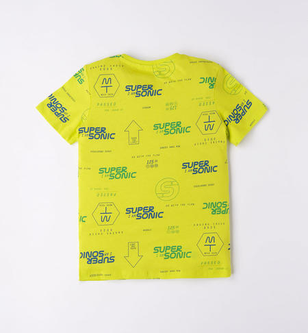 iDO T-shirts with lettering for boys from 8 to 16 years VERDE-BLUETTE-6VQ3