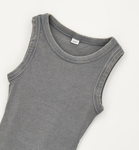 Tubino per ragazza GRIGIO SCURO-0564