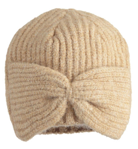 Turbante bambina in tricot - da 9 mesi a 8 anni iDO BEIGE-0732