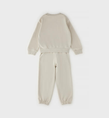 Tuta 2 pezzi bambina BEIGE-0434