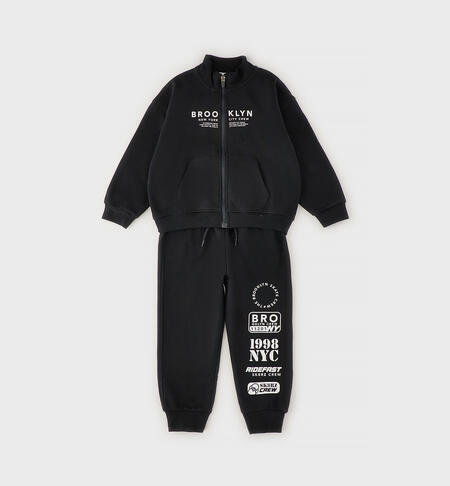 Tuta 2 pezzi bambino NERO