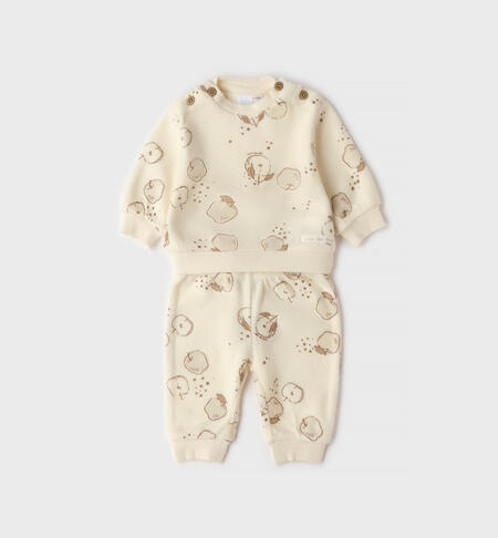 Unisex 2-piece tracksuit BEIGE