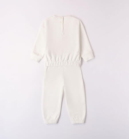 iDO sequinned heart tracksuit for girls from 12 months to 8 years PANNA-0112