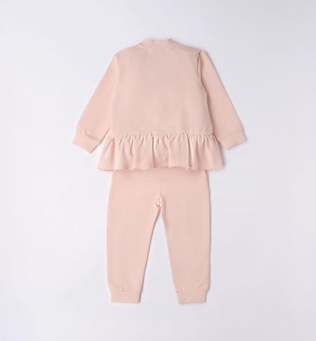 Tuta bambina margherite da 9 mesi a 8 anni iDO ROSA CHIARO-2617