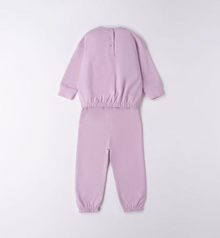 iDO teddy bear playsuit for girls from 9 months to 8 years LILLA-3321