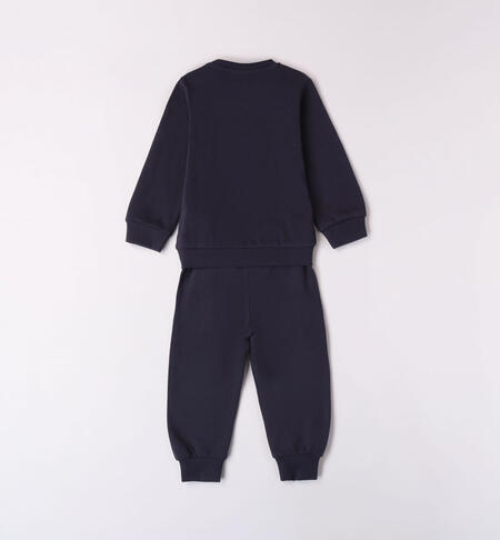 iDO 100% cotton frog tracksuit for boys from 9 months to 8 years NAVY-3885