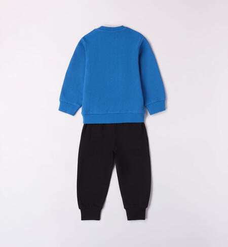 iDO 100% cotton frog tracksuit for boys from 9 months to 8 years ROYAL-3744