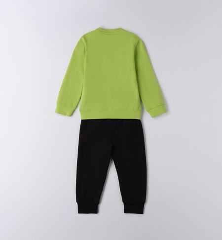 Tuta bambino 100% cotone VERDE-5266