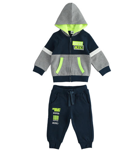 Tuta bambino due pezzi - da 9 mesi a 8 anni iDO GRIGIO MELANGE-8970