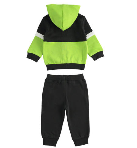 Two-piece tracksuit boys from 9 months to 8 years iDO VERDE-5132