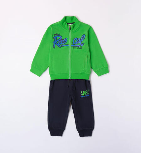 iDO urban-style tracksuit for boys aged 9 months to 8 years VERDE-5135