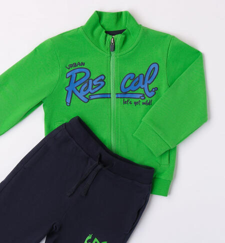 iDO urban-style tracksuit for boys aged 9 months to 8 years VERDE-5135