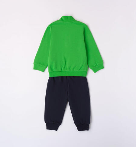 iDO urban-style tracksuit for boys aged 9 months to 8 years VERDE-5135