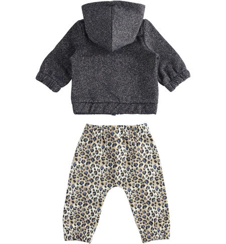 Tuta bimba due pezzi da 1 a 24 mesi iDO LATTE-BLUE-6TS9