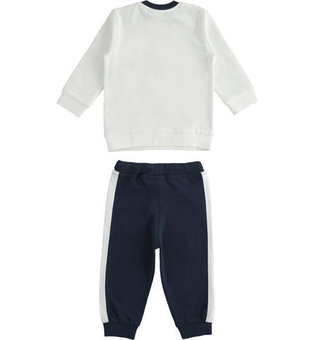 Baby boy tracksuit with teddy bear from 1 to 24 months iDO  NAVY-3885