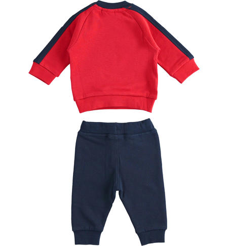 Tuta bimbo sportiva in cotone - da 1 a 24 mesi iDO NAVY-3885