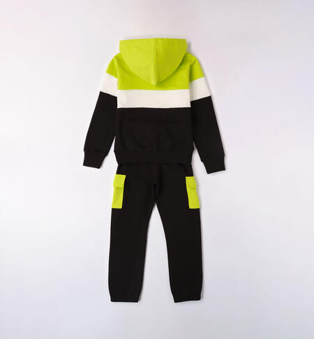 iDO cargo suit for boys aged 8 to 16 years VERDE-5237