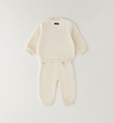 Newborn chenille jumpsuit BEIGE-0151